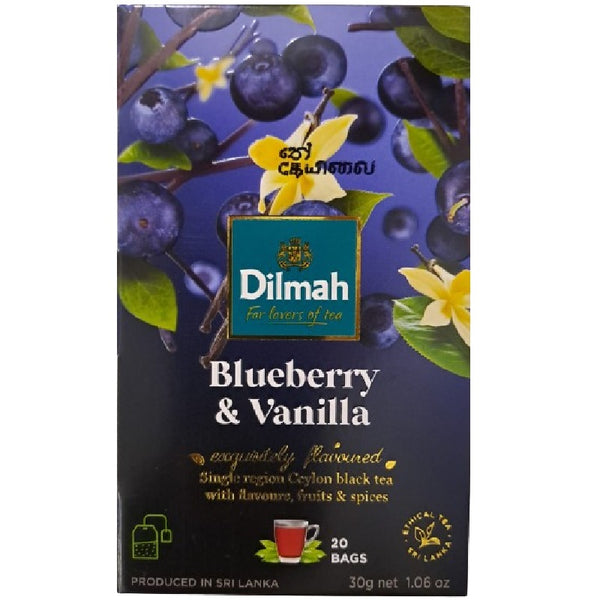 Dilmah Blueberry & Vanilla Flavoured Ceylon Black Tea