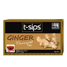 t-sips Ginger Flavoured Black Tea