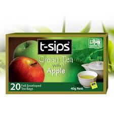 t-sips Green Tea with Apple