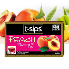 t-sips Peach Flavour Black Tea